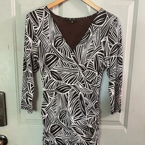 Lily Women’s white black maxi dress size M